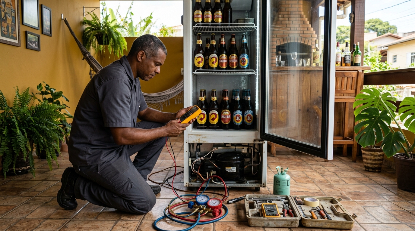 Conserto de Cervejeira em Suzano-SP
