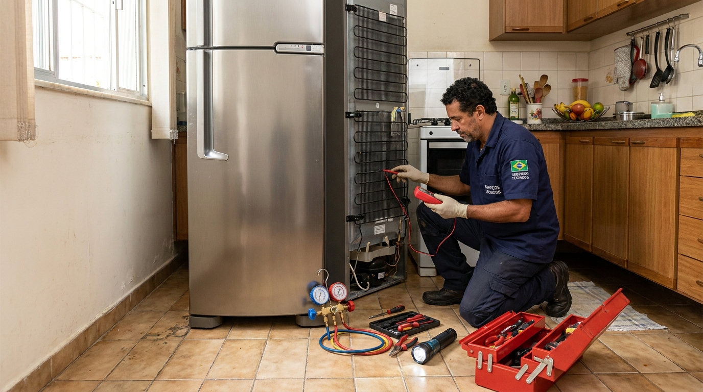 Manutenção na refrigeração em Suzano-SP